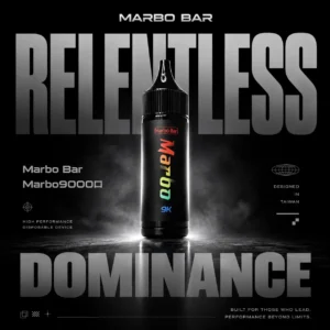 Marbo Bar 9000 泰國熱銷款 ｜ 追求溫潤出霧感受與清晰風味還原 ｜ 大容量油倉設計支撐長效穩定吸食體驗