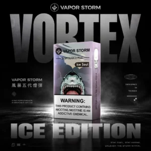 【買6盒贈主機】VAPOR STORM 風暴五代煙彈 溫潤氣體包覆｜專利防漏油結構設計｜電子煙專用替換耗材