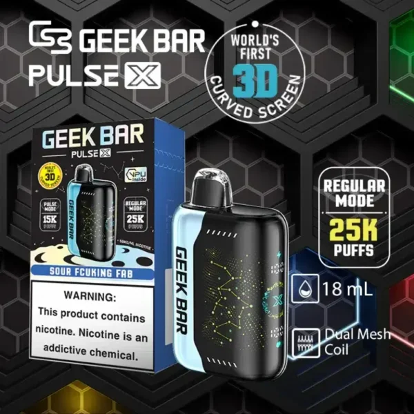 【買5送1】GEEK BAR 星空系列拋棄式電子煙｜雙核心智能顯示晶片｜持久鎖定飽滿風味展現深沉細膩之霧感層次體驗