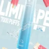 LIMI 7000 拋棄式電子煙｜釋放豐富細膩擊喉感｜專利導流結構穩定輸出
