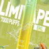 LIMI 7000 拋棄式電子煙｜釋放豐富細膩擊喉感｜專利導流結構穩定輸出