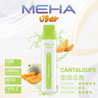 MEHA VBar 魅嗨小白條8500｜體現溫潤擊喉體驗｜高導熱網芯霧化技術