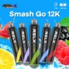 RELX Smash Go 12000 口拋棄式電子煙｜獨家防乾燒技術｜優化空氣力學配置展現均衡流暢之鮮明擊喉層次體驗